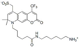 Molecular structure of the compound: BP Fluor 430 amine