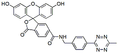 Molecular structure of the compound: FAM tetrazine, 6-isomer
