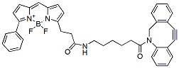 Molecular structure of the compound: BDP R6G DBCO