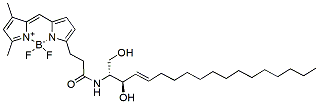 Molecular structure of the compound: BDP FL ceramide