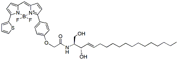 Molecular structure of the compound: BDP TR ceramide