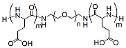 Molecular structure of the compound: pGlu(3K)-PEG(5K)-pGlu(3K)