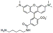 Molecular structure of the compound: 6-TAMRA Cadaverine, TFA salt