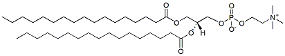 Molecular structure of the compound: 1,2-Diheptadecanoyl-sn-glycero-3-PC