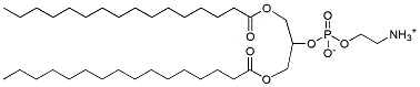 Molecular structure of the compound: 1,3-Dipalmitoyl glycero-2-PE