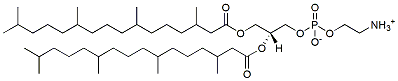 Molecular structure of the compound: 1,2-Diphytanoyl-sn-glycero-3-PE