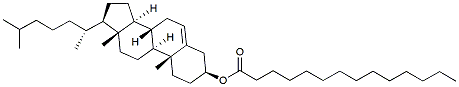 Molecular structure of the compound: Cholesteryl Myristate