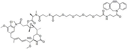 Molecular structure of the compound: DM1-MCC-PEG4-DBCO