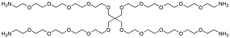 Molecular structure of the compound: 4-Arm PEG5-Amine