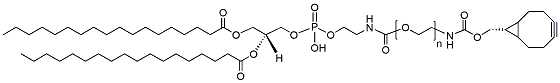 Molecular structure of the compound: DSPE-PEG-endo-BCN, MW 2,000