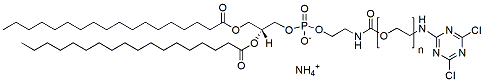 Molecular structure of the compound: DSPE-PEG(2000) Cyanur