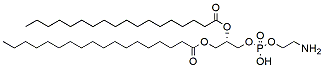 Molecular structure of the compound: 1,2-Distearoyl-sn-glycero-3-phosphoethanolamine
