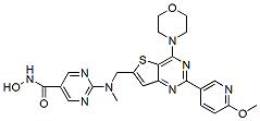 Molecular structure of the compound: Fimepinostat