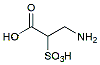 Molecular structure of the compound: 3-Amino-2-sulfopropanoic acid