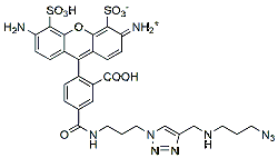 Molecular structure of the compound: BP Fluor 488 Azide Plus