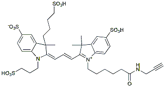 Molecular structure of the compound: BP Fluor 555 Alkyne