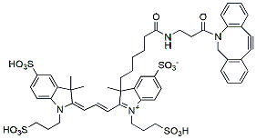 Molecular structure of the compound: BP Fluor 555 DBCO