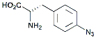 Molecular structure of the compound: 4-Azido-L-phenylalanine