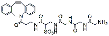 Molecular structure of the compound: DBCO-Gly-Gly-Gly
