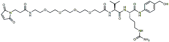 Molecular structure of the compound: Mal-Amide-PEG4-Val-Cit-PAB-OH