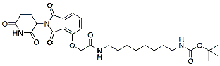 Molecular structure of the compound: Thalidomide-O-amido-C8-NHBoc