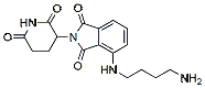 Molecular structure of the compound: Thalidomide-NH-C4-amine, HCl salt