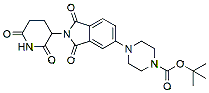 Molecular structure of the compound: Thalidomide-piperazine-Boc