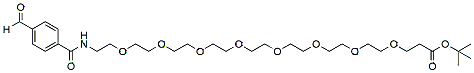 Molecular structure of the compound: Ald-Ph-PEG8-t-butyl ester