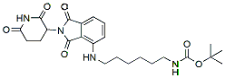 Molecular structure of the compound: Thalidomide-NH-C6-NH-Boc