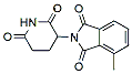Molecular structure of the compound: 2-(2,6-Dioxopiperidin-3-yl)-4-methylisoindoline-1,3-dione