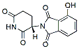 Molecular structure of the compound: (S)-2-(2,6-Dioxopiperidin-3-yl)-4-hydroxyisoindoline-1,3-dione
