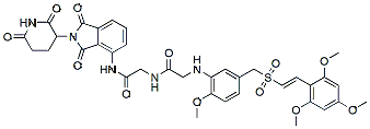 Molecular structure of the compound: PROTAC B-Raf degrader 1