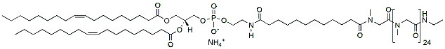 Molecular structure of the compound: 18:1 PE (DOPE) pSar25