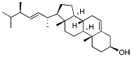 Molecular structure of the compound: Brassicasterol