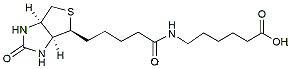 Molecular structure of the compound: 6-Biotinamidohexanoic Acid