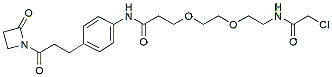 Molecular structure of the compound: Chloroacetamido-PEG2-AZD