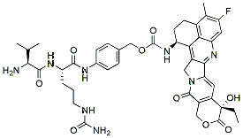 Molecular structure of the compound: Val-Cit-PAB-Exatecan
