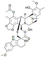 Molecular structure of the compound: Lurbinectedin