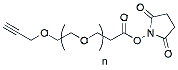 Molecular structure of the compound: Propargyl-PEG-NHS ester, MW 2,000