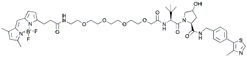 Molecular structure of the compound: BODIPY FL VH032