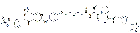Molecular structure of the compound BP-41581