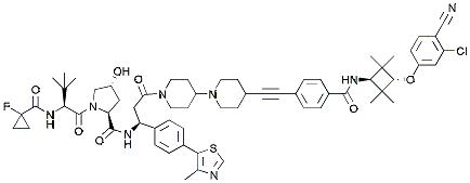 Molecular structure of the compound BP-41585