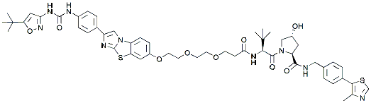 Molecular structure of the compound: FLT-3 degrader 1
