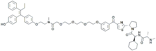 Molecular structure of the compound: SNIPER(ER)-87