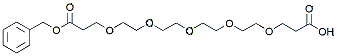 Molecular structure of the compound: Benzyloxy carbonyl-PEG5-acid