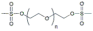 Molecular structure of the compound: bis-Mes-PEG, MW 5,000