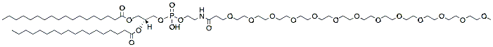 Molecular structure of the compound: m-PEG13-DSPE