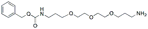 Molecular structure of the compound: CBZ-N-amido-PEG3-amine