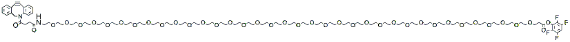 Molecular structure of the compound: DBCO-PEG36-TFP ester