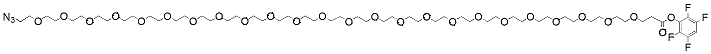 Molecular structure of the compound: Azido-PEG24-TFP ester